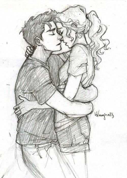 guy and girl hugging drawings