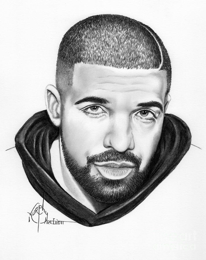 how to draw drake step by step