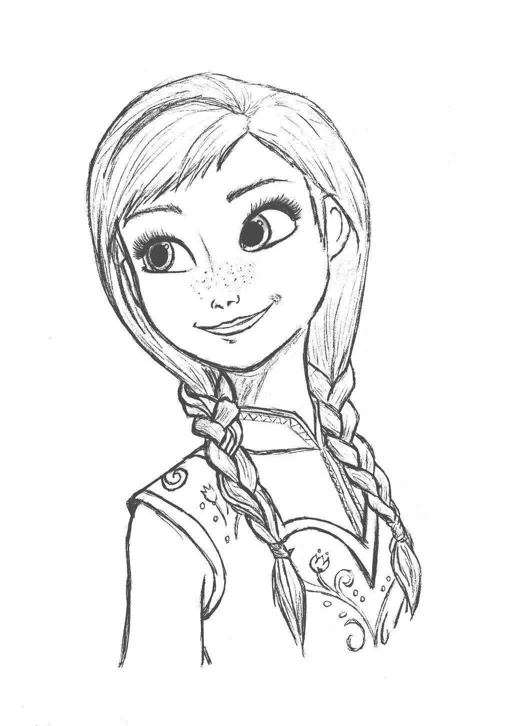 How To Draw Anna Disney Frozen 2 Youtube - vrogue.co