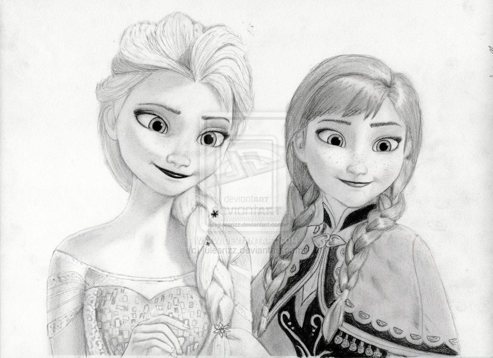Anna from frozen drawing Drawing by Praveen Vijay  Saatchi Art