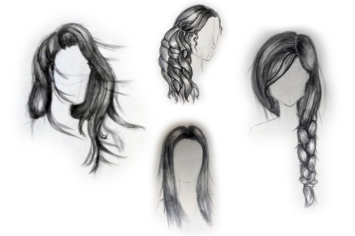 how to draw hairstyles for girls