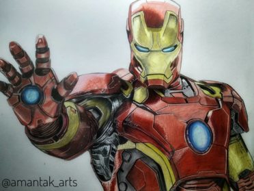 Iron Man Drawing Realistic - Drawing Skill