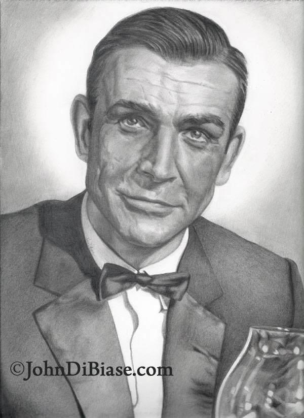 James Bond - Sean Connery - dlay.net - Digital Sketches - Paintings &  Prints, Entertainment, Movies, Action & Adventure - ArtPal