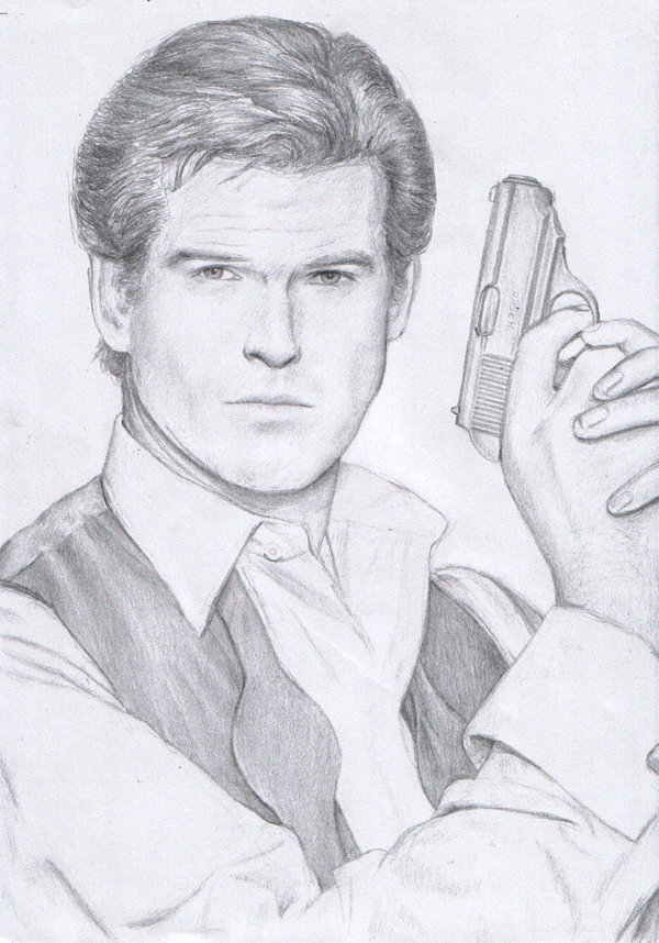 Daniel Craig James Bond Portrait by dwtaldrian on DeviantArt