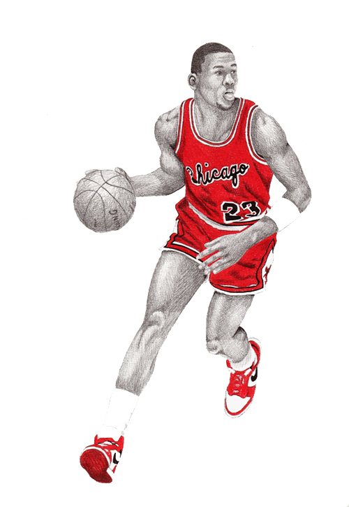 Michael Jordan Draw Chibi Sticker By JaclynPiel ubicaciondepersonas