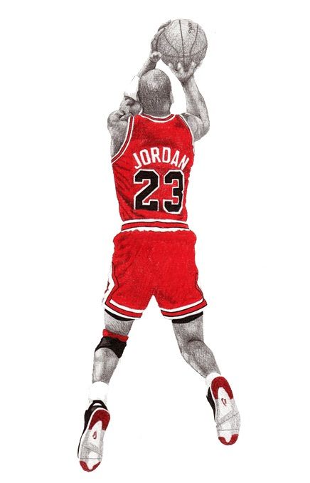 Michael Jordan Drawing Photo