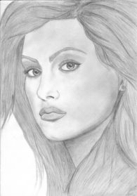 Phoebe Tonkin Drawing Amazing - Drawing Skill