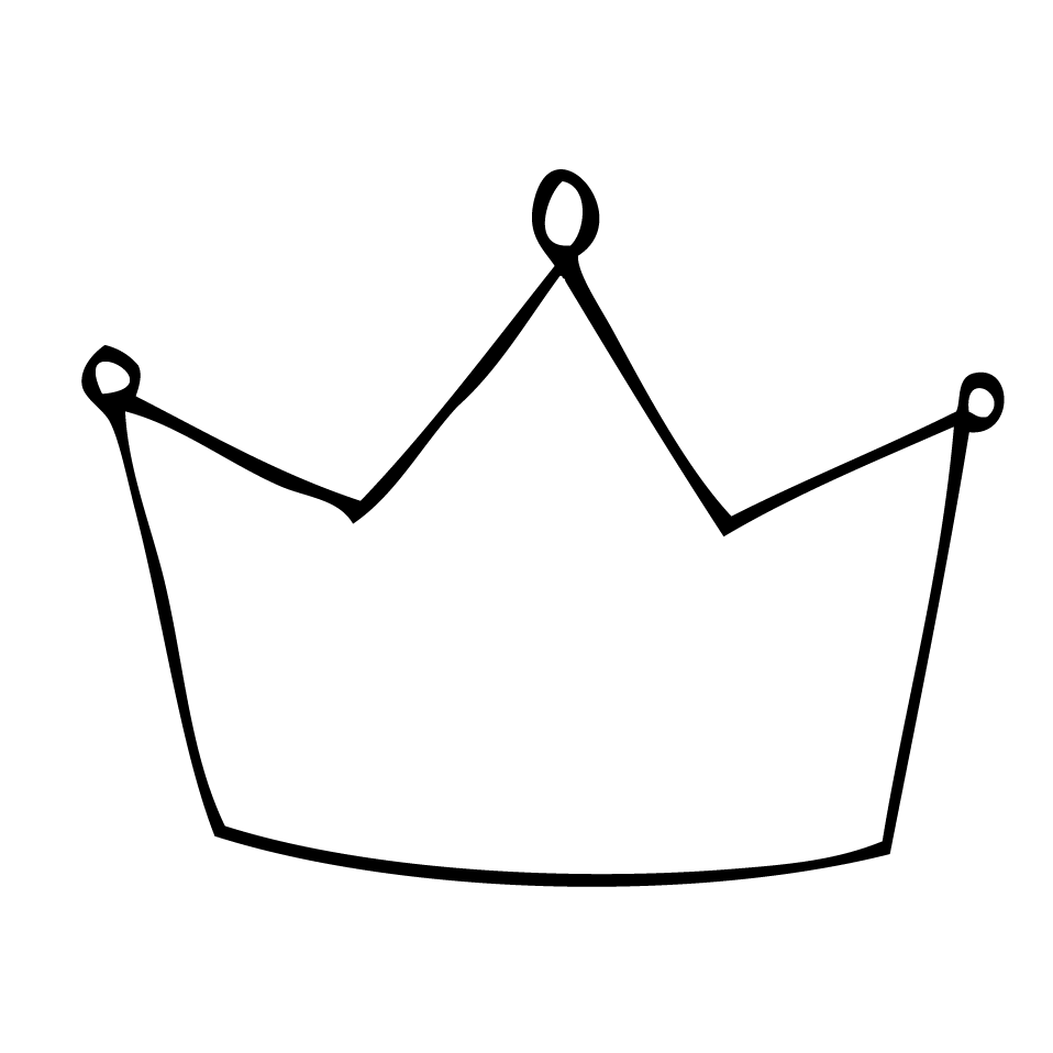 Doodle crown hand drawn set. Doodle princess crown, queen tiara. Line sketch  royal element. Queen, king hand drawn simple design element. Isolated  26786352 Vector Art at Vecteezy