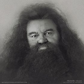 Rubeus Hagrid Drawing Sketch - Drawing Skill