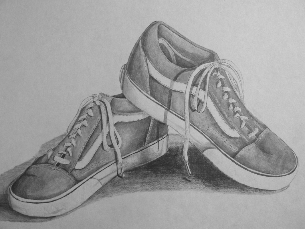 Pencil Drawing: all star shoes | BiancaReumer | Flickr