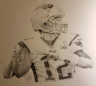 Tom Brady Drawing Photo - Drawing Skill