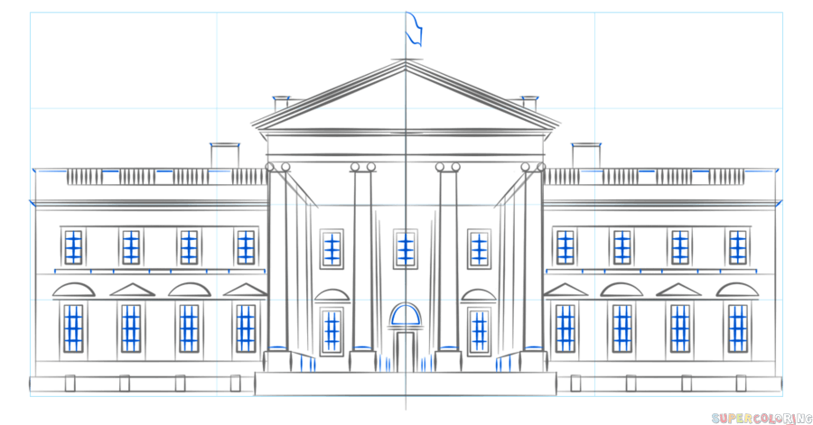 White House Drawing Picture