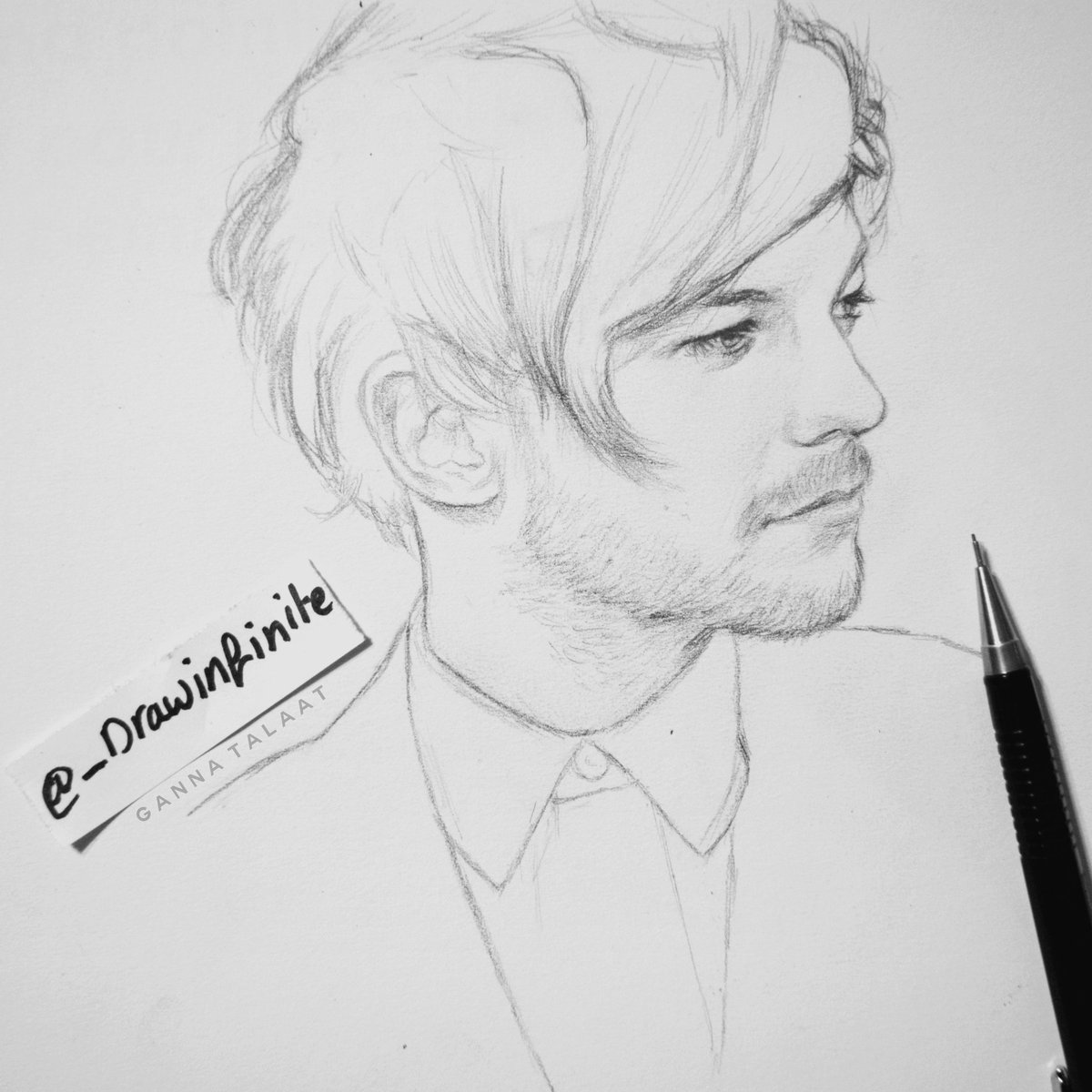Learn How to Draw Louis Tomlinson (Singers) Step by Step : Drawing