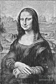 Mona Lisa Drawing Beautiful Image - Drawing Skill