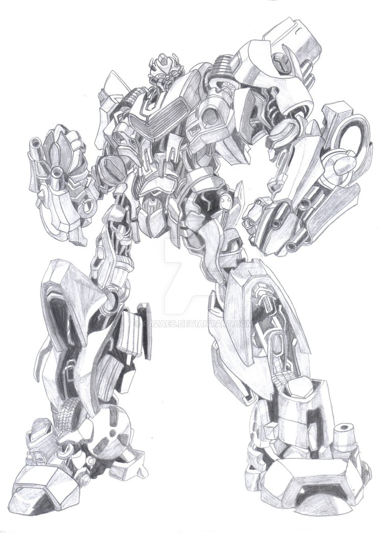 Line Drawing Transformers Bumble Bee  ClipArt Best