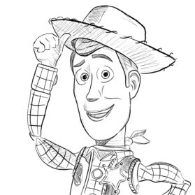 Woody Toy Drawing - Drawing Skill