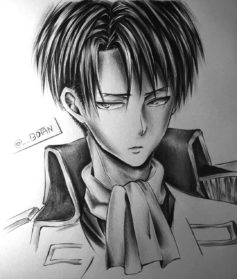 Attack On Titan – Levi Drawing - Drawing Skill