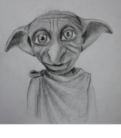 Dobby The House Elf Drawing High-Quality - Drawing Skill