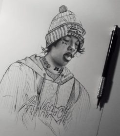 Lil Xan Drawing - Drawing Skill