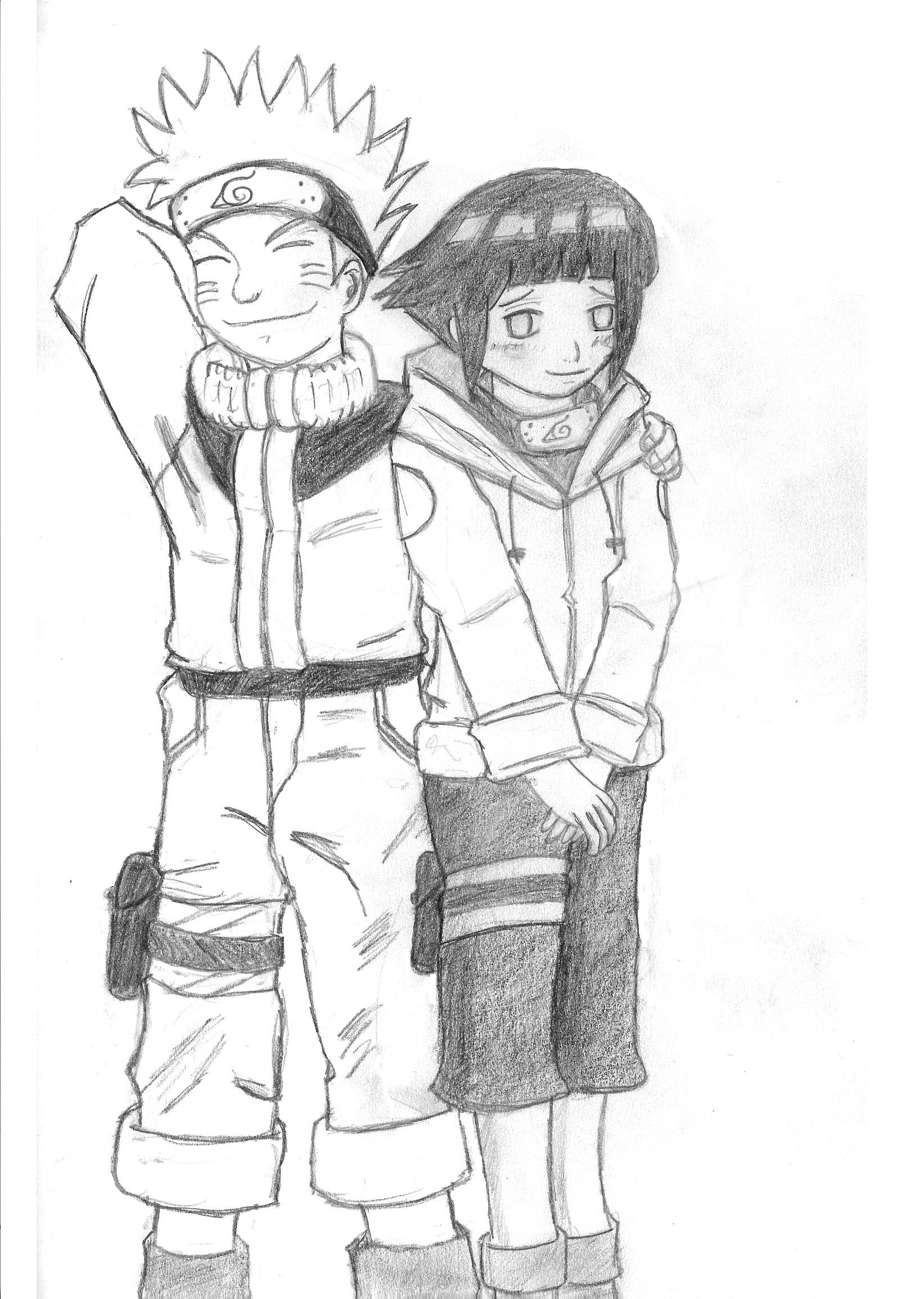 Naruto  Hinata sketch by Piasama on DeviantArt