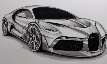 Pencil Car Drawing Realistic - Drawing Skill