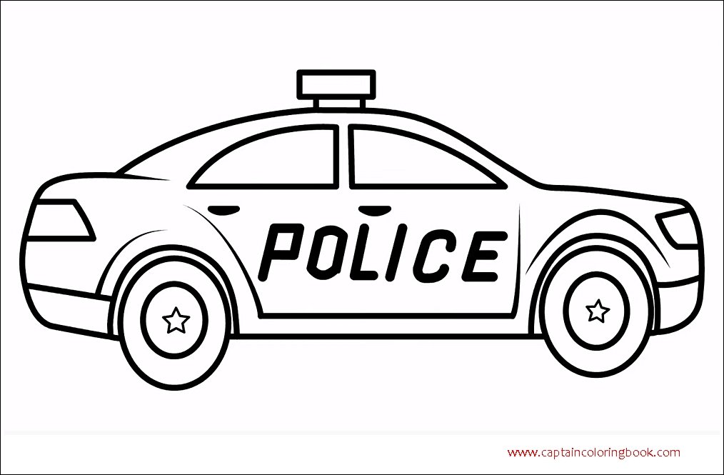Police Car Drawing Pic - Drawing Skill