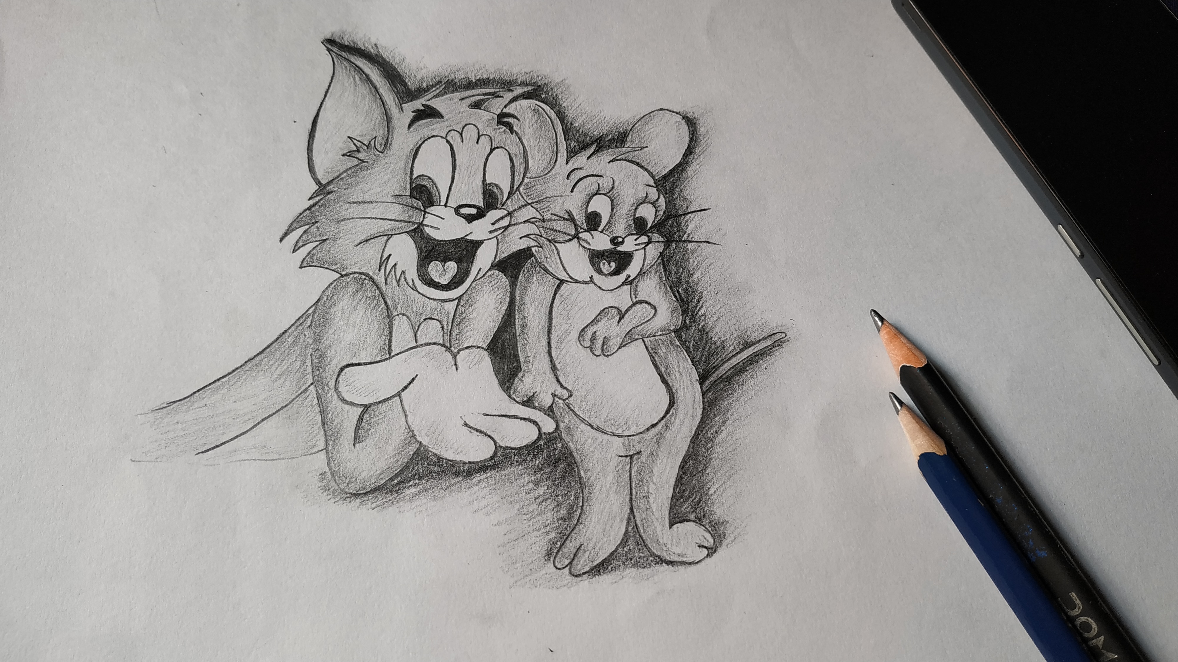 how to draw tom and jerry cartoon step by step for kids with this how-to  video and step-by-step dr… | Tom and jerry drawing, Tom and jerry cartoon, Cartoon  drawings