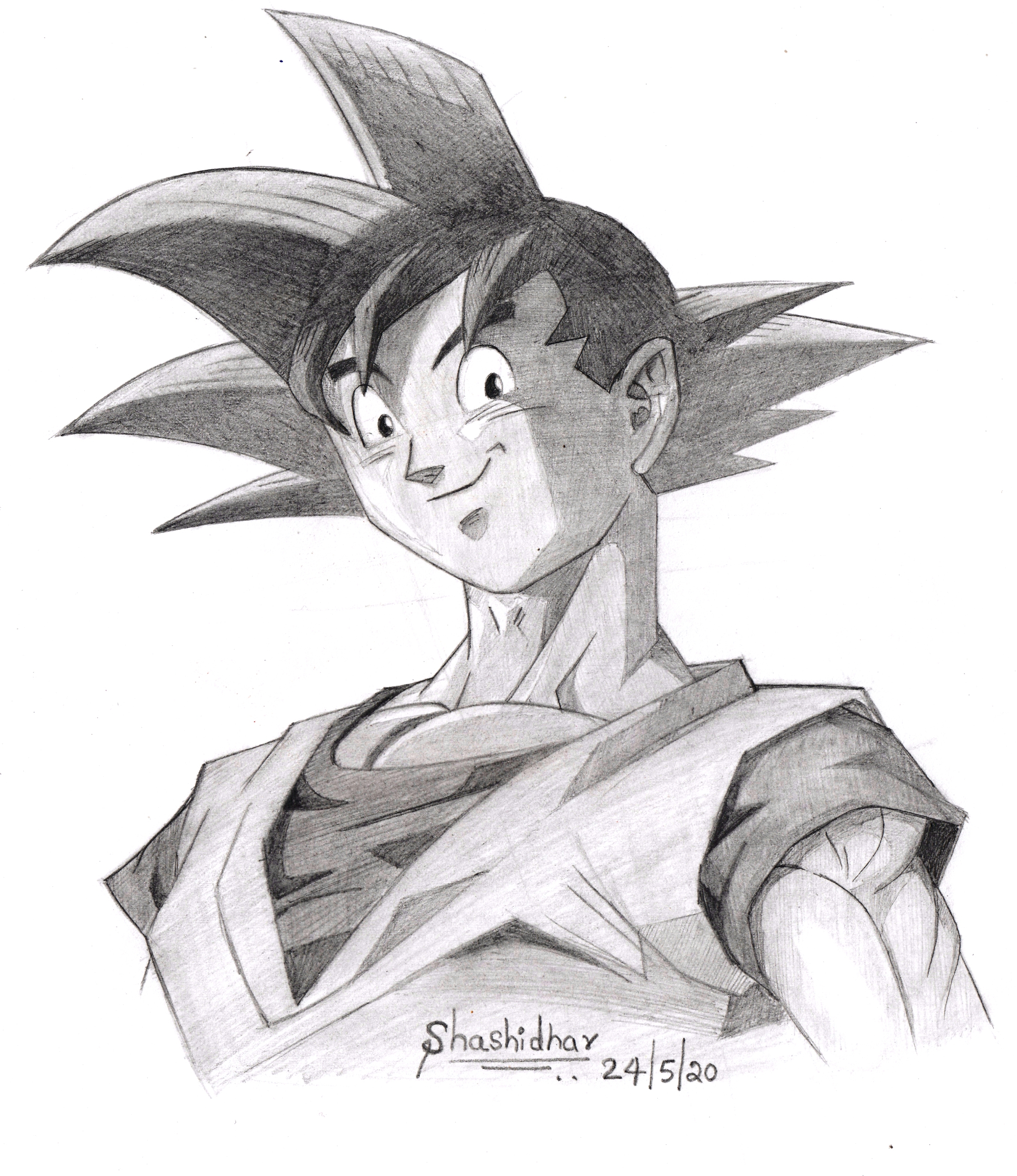 Buy Goku Drawing Online In India  Etsy India