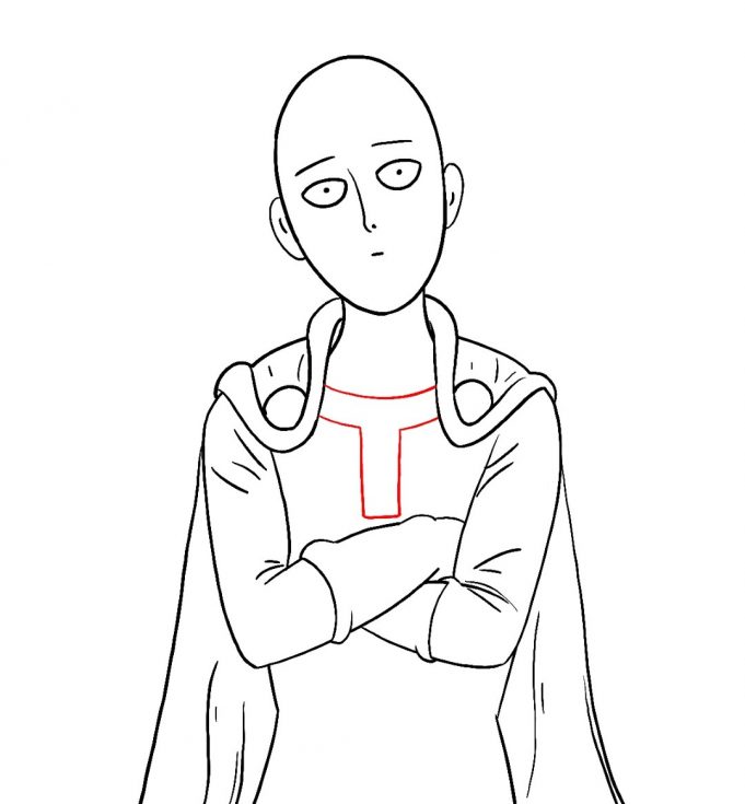 One Punch Man Anime Character Drawing