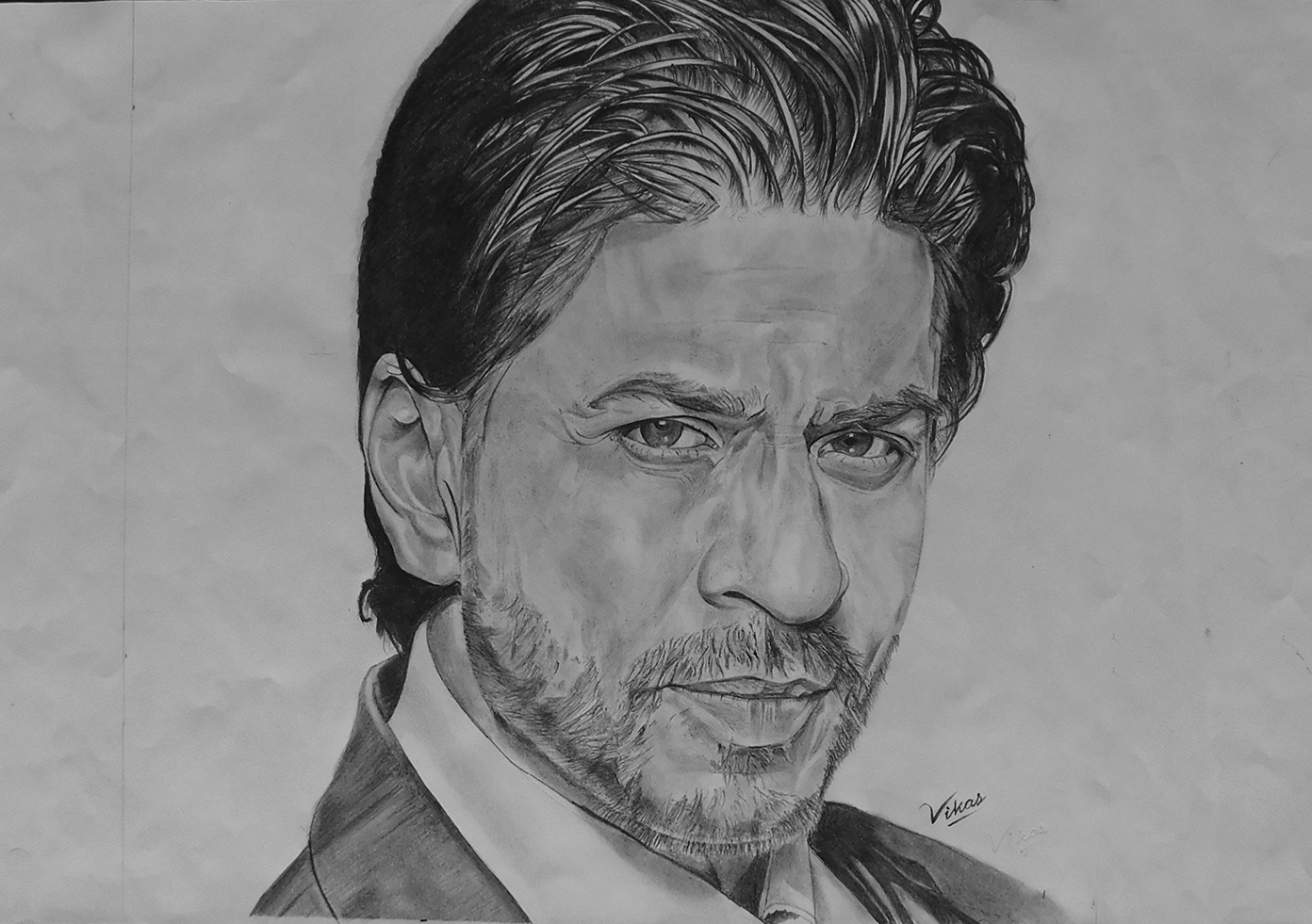 SRK Universe UAE on Twitter Charcoal Sketch of SRK on Paper What a  beautiful realistic sketch httptcoBAxonZ0fUG  Twitter