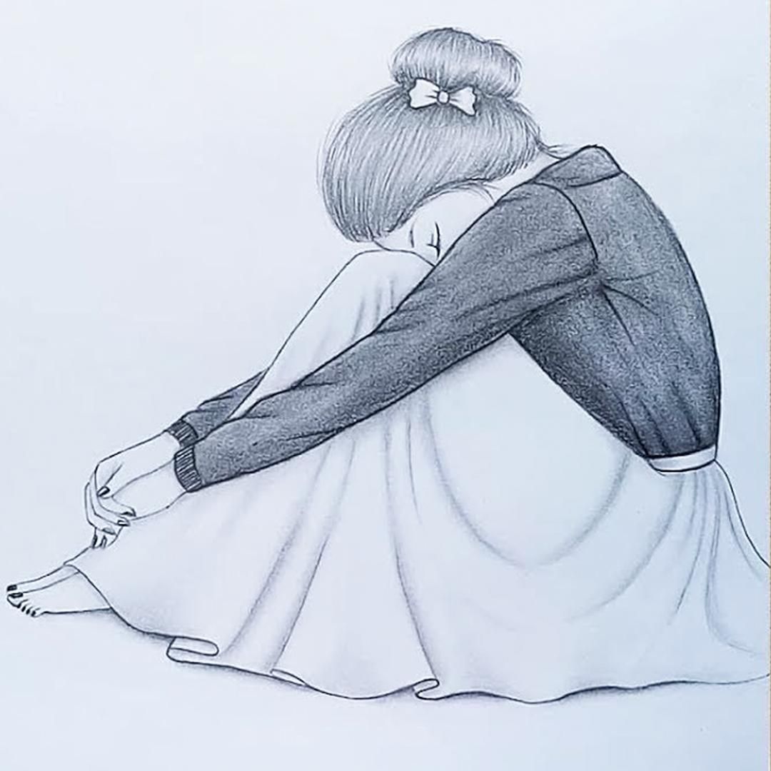 Girl Alone Sketch