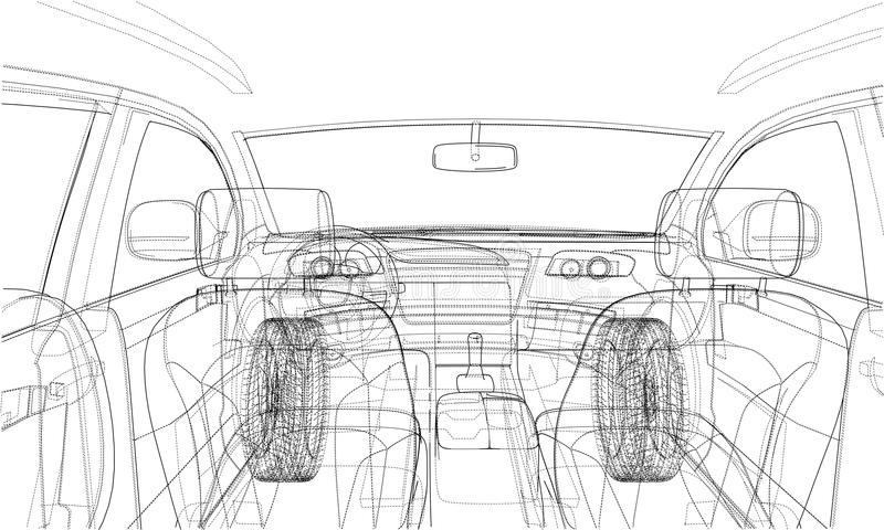 Car Engineering Drawing Pic Drawing Skill