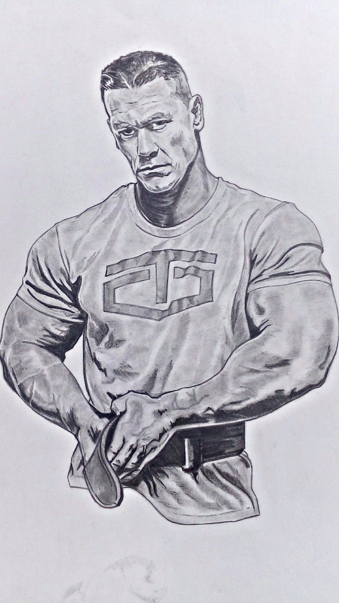 John Cena Drawing Pictures