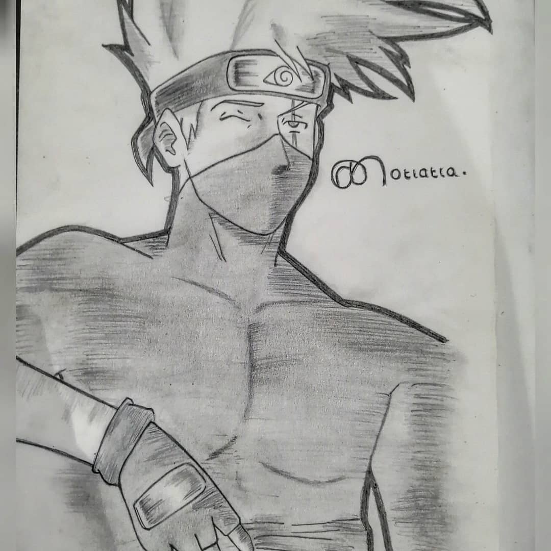 kakashi hatake drawing : r/Naruto