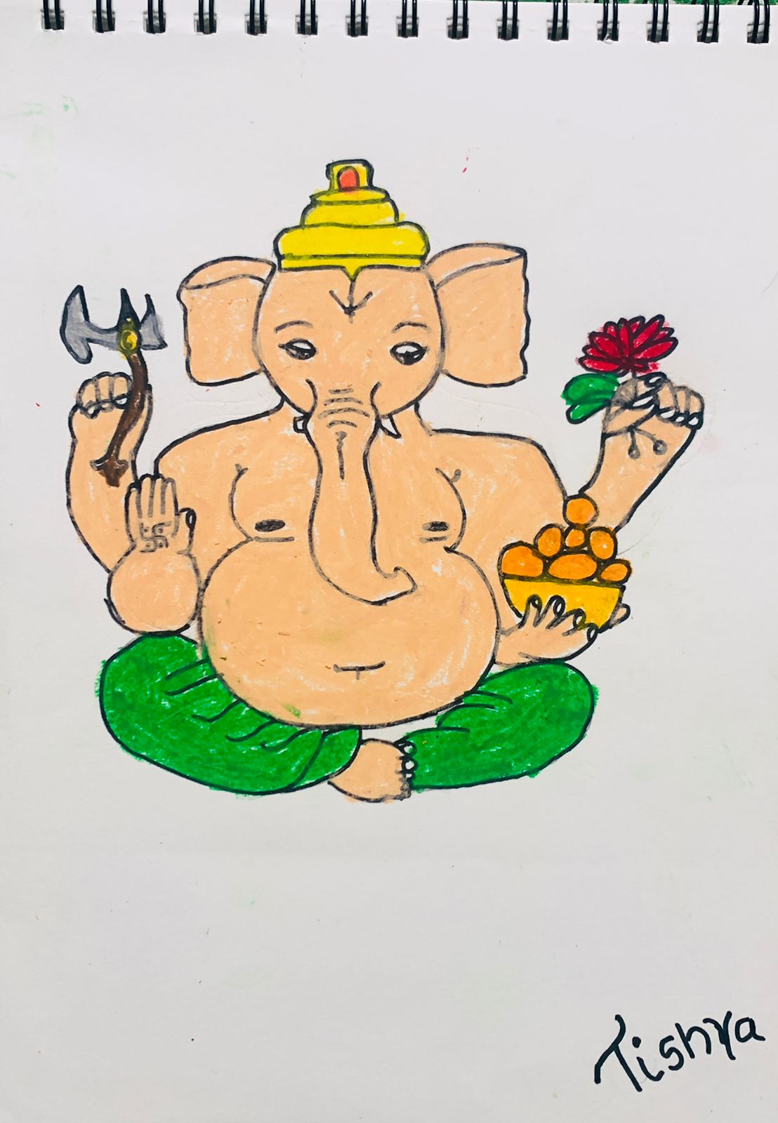 Stock Pictures Ganpati or Ganesh sketches